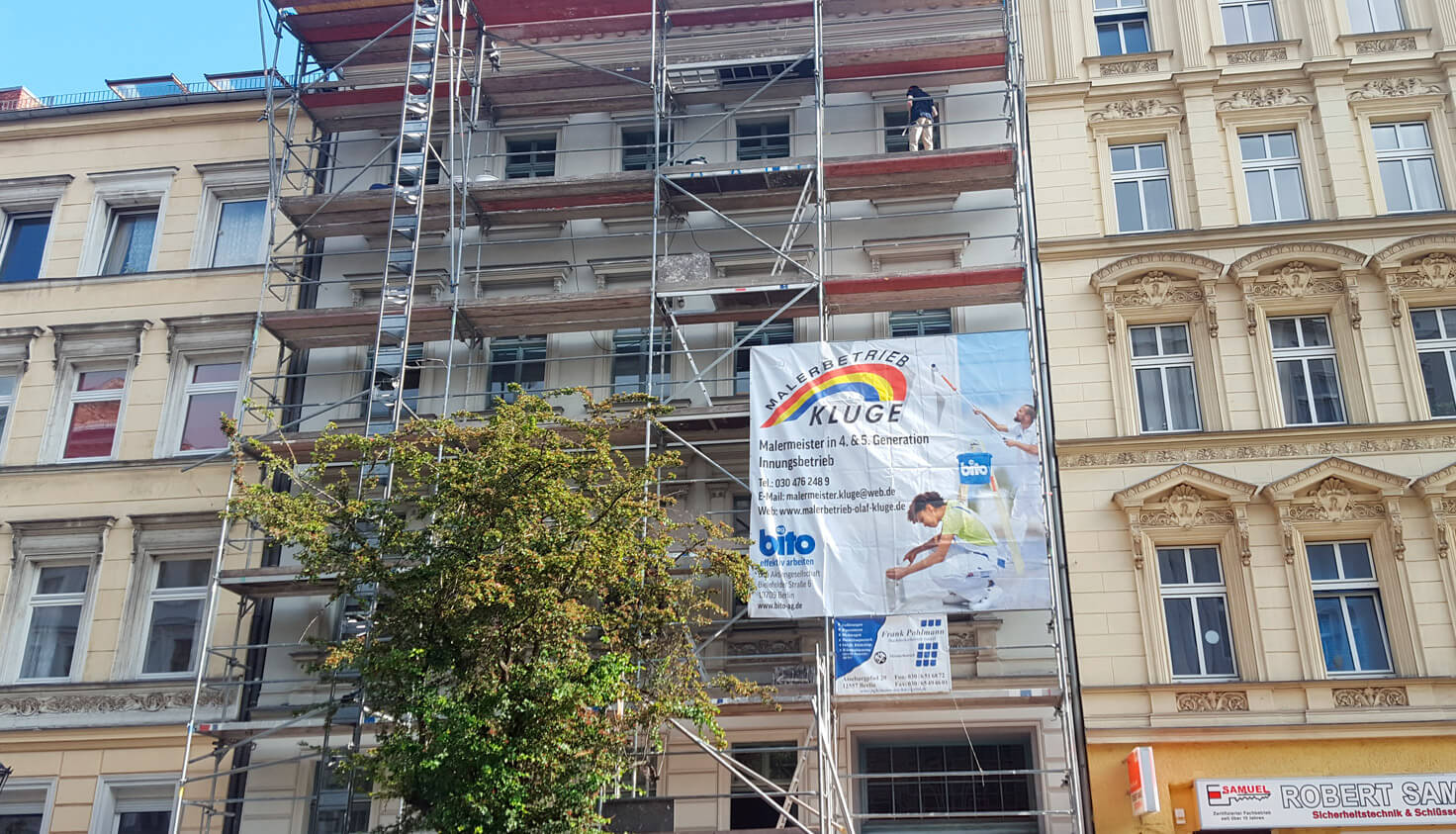 Fenstersanierung Hagelberger Straße - Referenz Malerbetrieb Kluge Berlin