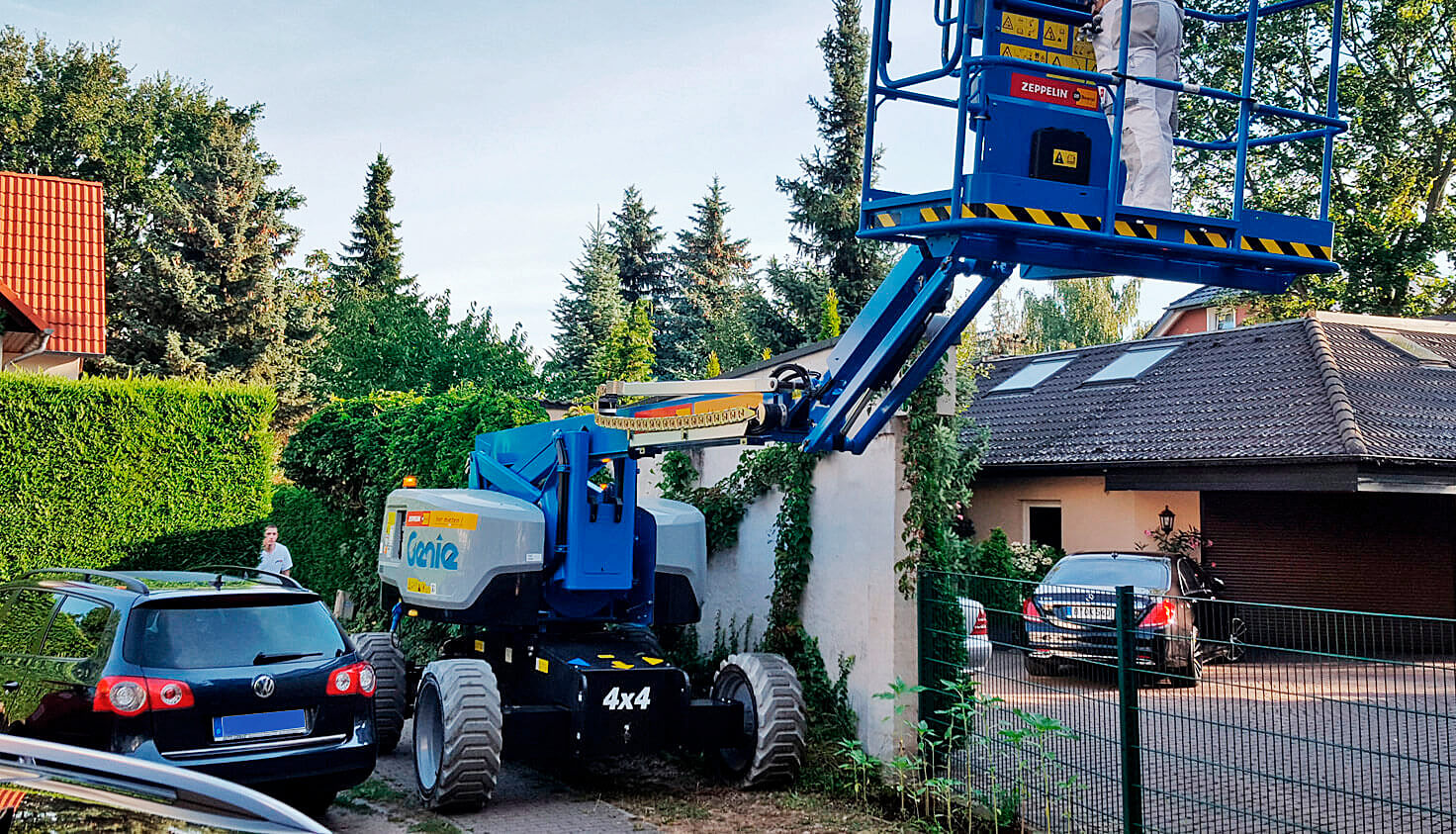 Malerbetrieb Kluge - Referenz Gewerbekunden - Dachkastenanstrich