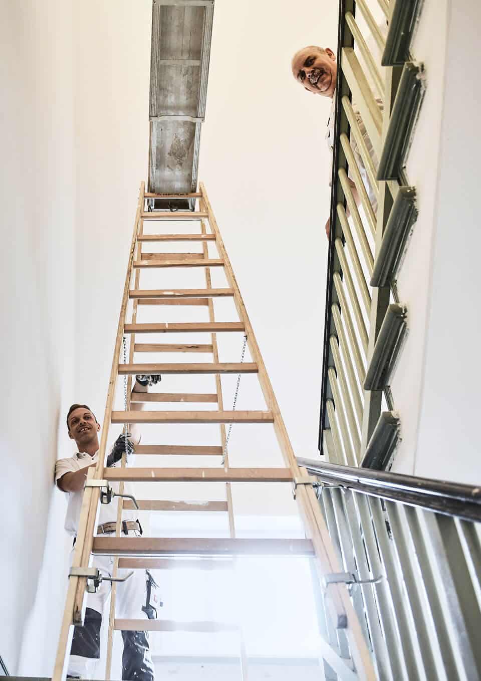 Privatkunden Maler Berlin - Treppenhaussanierung