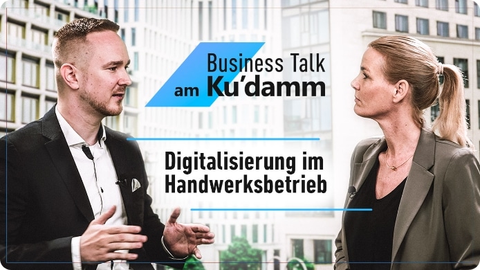 Kevin Kluge bei Business Talk am KuDamm