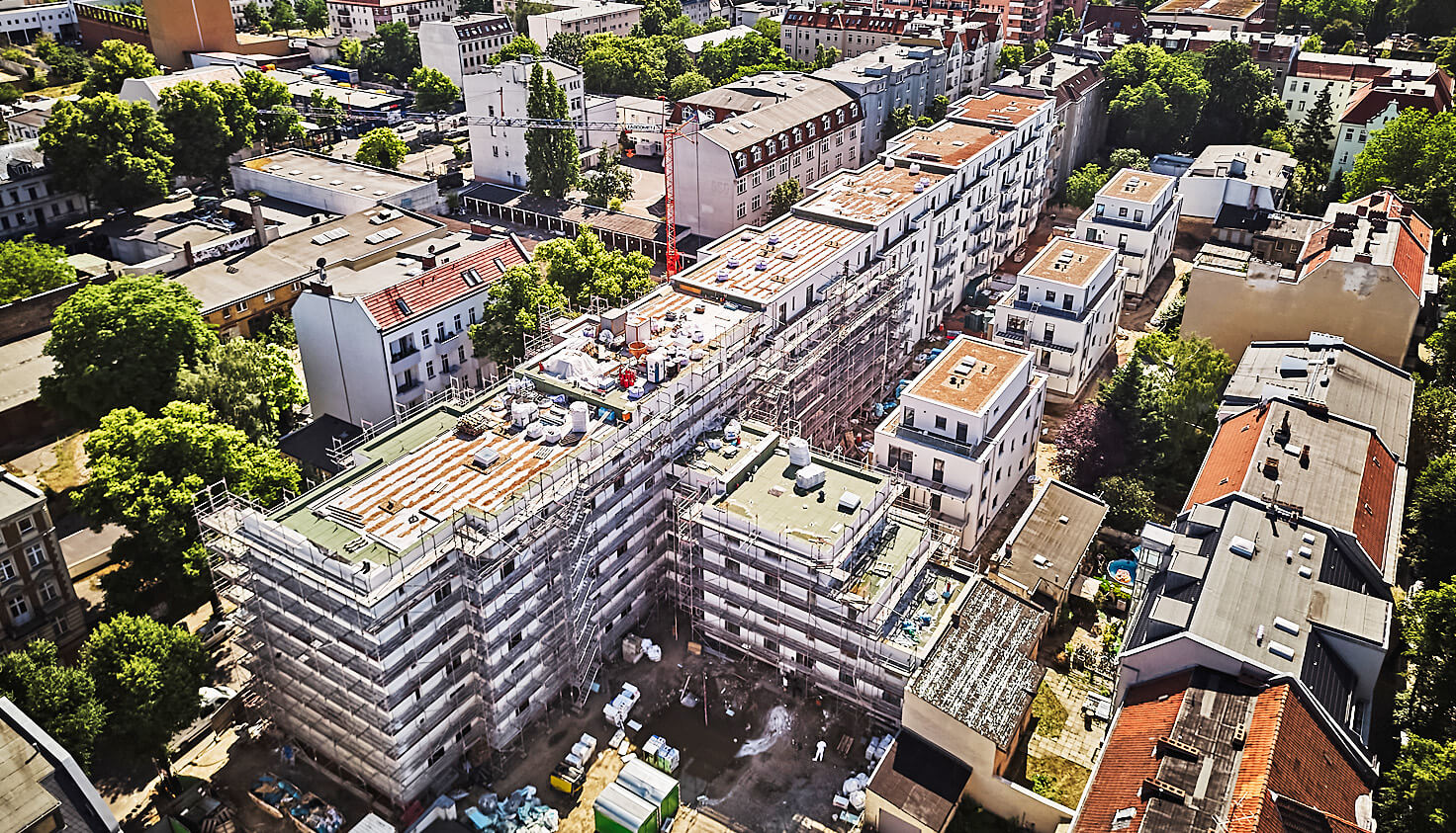 Malerbetrieb Kluge Referenzen Gewerbekunden - Glasower Straße - Wärmedämmung