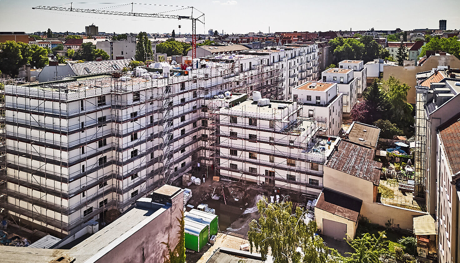 Malerbetrieb Kluge Referenzen Gewerbekunden - Glasower Straße - Wärmedämmung