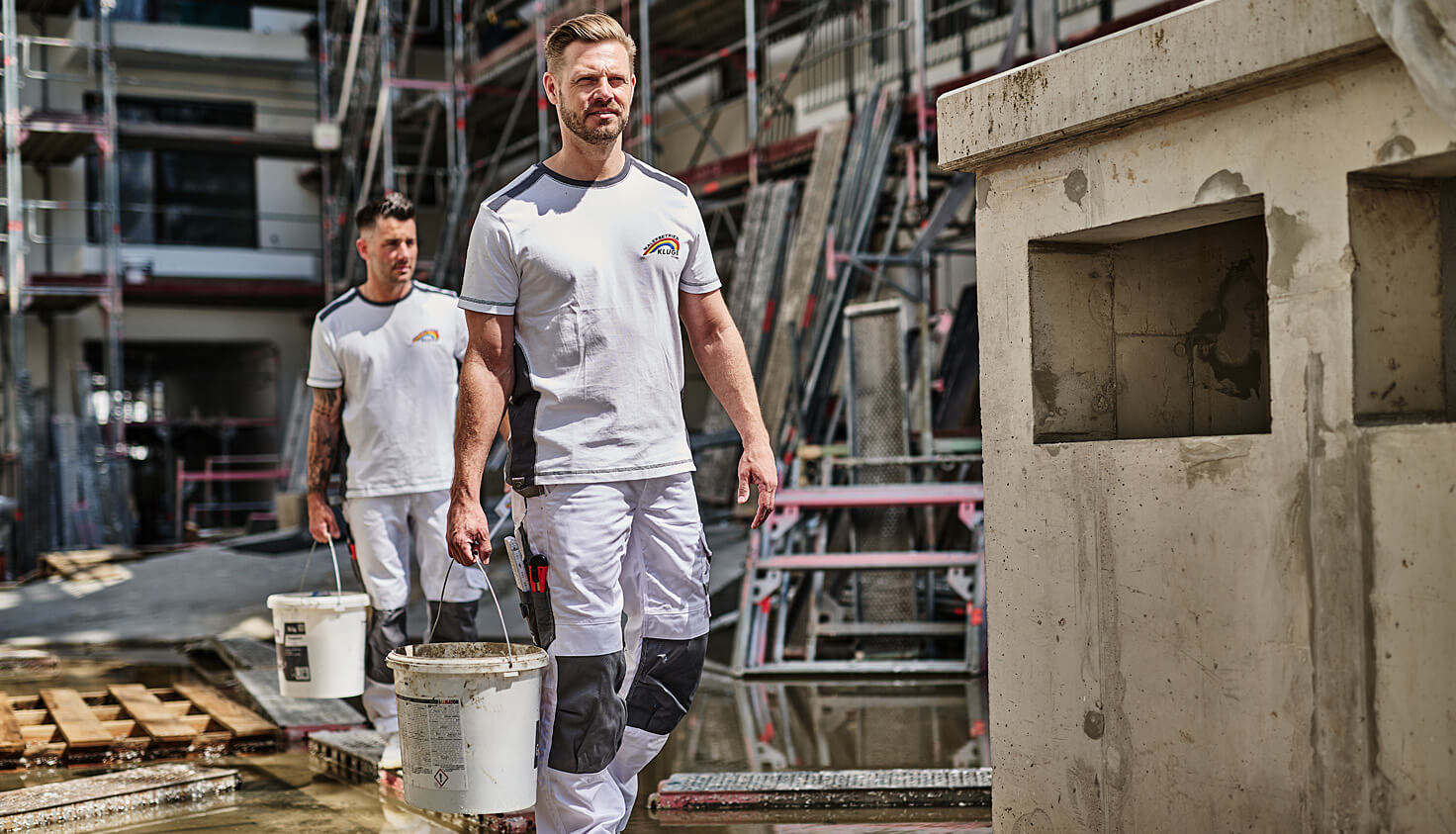 Malerbetrieb Kluge Referenzen Gewerbekunden - Glasower Straße - Wärmedämmung